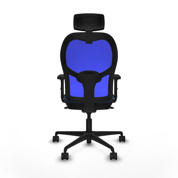 Office Chair with Headrest Jorquera Piqueras y Crespo 2D036N2 Navy Blue