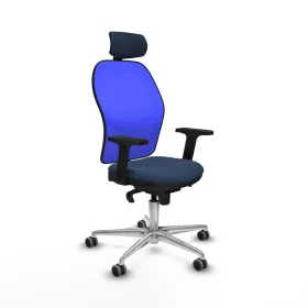 Office Chair with Headrest Jorquera Piqueras y Crespo 2D086G2 Navy Blue