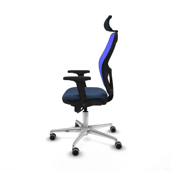 Office Chair with Headrest Jorquera Piqueras y Crespo 2D086G2 Navy Blue