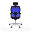Office Chair with Headrest Jorquera Piqueras y Crespo 2D086G2 Navy Blue