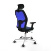 Office Chair with Headrest Jorquera Piqueras y Crespo 2D086G2 Navy Blue