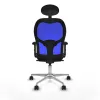 Office Chair with Headrest Jorquera Piqueras y Crespo 2D086N1 Navy Blue