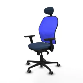 Office Chair with Headrest Jorquera Piqueras y Crespo 3D036G1 Navy Blue