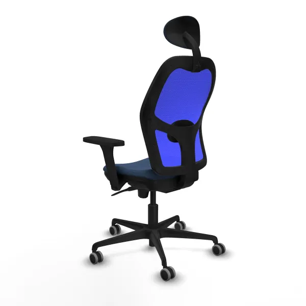 Office Chair with Headrest Jorquera Piqueras y Crespo 3D036G1 Navy Blue