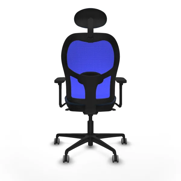 Office Chair with Headrest Jorquera Piqueras y Crespo 3D036G1 Navy Blue