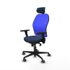 Office Chair with Headrest Jorquera Piqueras y Crespo 3D036G2 Navy Blue