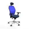 Office Chair with Headrest Jorquera Piqueras y Crespo 3D086G1 Navy Blue