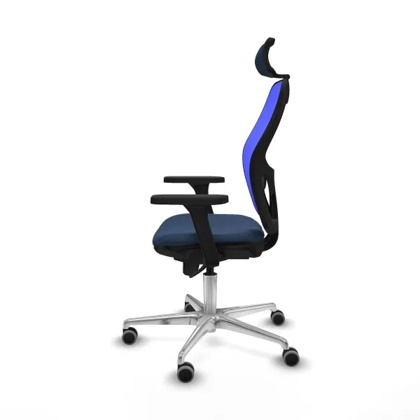 Office Chair with Headrest Jorquera Piqueras y Crespo 3D086G2 Navy Blue