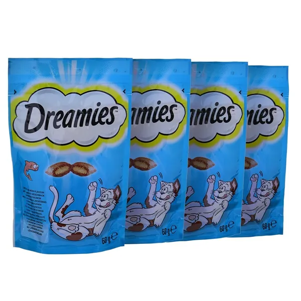 Snack for Cats Dreamies Variety 12 x 60 g Chicken Salmon Cheese