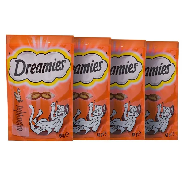 Snack for Cats Dreamies Variety 12 x 60 g Chicken Salmon Cheese