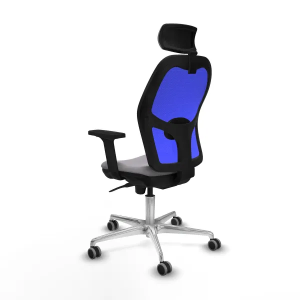 Office Chair with Headrest Jorquera Piqueras y Crespo 2D086G2 Grey