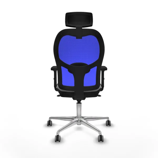 Office Chair with Headrest Jorquera Piqueras y Crespo 2D086G2 Grey