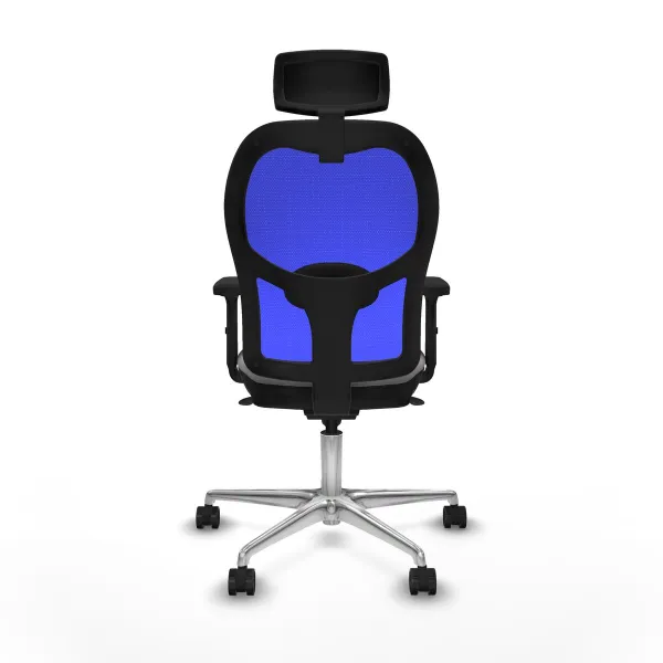 Office Chair with Headrest Jorquera Piqueras y Crespo 2D086N2 Grey