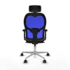 Office Chair with Headrest Jorquera Piqueras y Crespo 2D086N2 Grey
