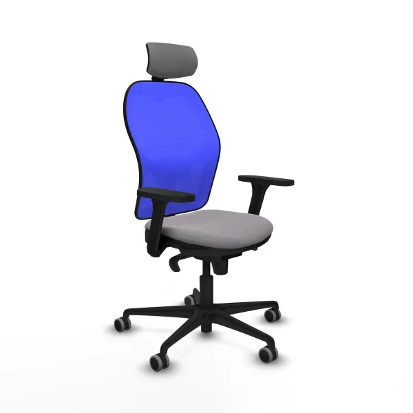 Office Chair with Headrest Jorquera Piqueras y Crespo 3D036G2 Grey