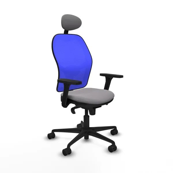 Office Chair with Headrest Jorquera Piqueras y Crespo 3D036N1 Grey