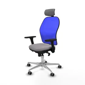 Biroja krēsls ar galvas atbalstu Jorquera Piqueras y Crespo 3D086G2 Pelēks