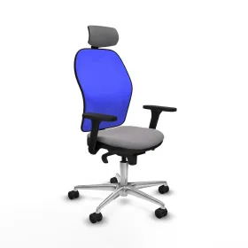 Biroja krēsls ar galvas atbalstu Jorquera Piqueras y Crespo 3D086N2 Pelēks