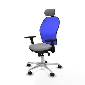 Biroja krēsls ar galvas atbalstu Jorquera Piqueras y Crespo 3D086N2 Pelēks