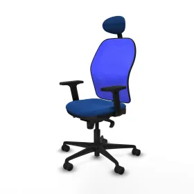Office Chair with Headrest Jorquera Piqueras y Crespo 2D036N1 Blue
