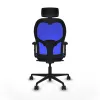 Office Chair with Headrest Jorquera Piqueras y Crespo 2D036N2 Blue