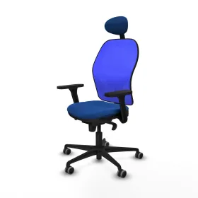 Biroja krēsls ar galvas atbalstu Jorquera Piqueras y Crespo 3D036G1 Zils