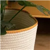 Decorative basket Vinthera Moa Cotton White 25 x 25 cm