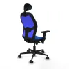 Office Chair with Headrest Jorquera Piqueras y Crespo 3D036N1 Blue