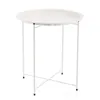 Side table Vinthera Moa Steel 47 x 50 cm White Metal