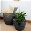 Basket set Vinthera Moa Cotton Metal 2 Pieces Grey