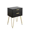 Nightstand Vinthera Moa Black Plastic 40 x 30 x 60 cm