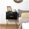 Nightstand Vinthera Moa Black Plastic 40 x 30 x 60 cm