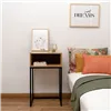 Nightstand Vinthera Moa Natural Metal 40 x 30 x 68 cm