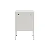 Nightstand Home ESPRIT White Metal 35 x 35 x 51 cm