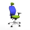 Office Chair with Headrest Jorquera Piqueras y Crespo 3D086N1 Pistachio