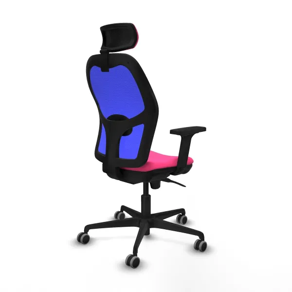 Office Chair with Headrest Jorquera Piqueras y Crespo 2D036G2 Pink