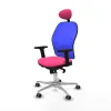 Office Chair with Headrest Jorquera Piqueras y Crespo 2D086G1 Pink