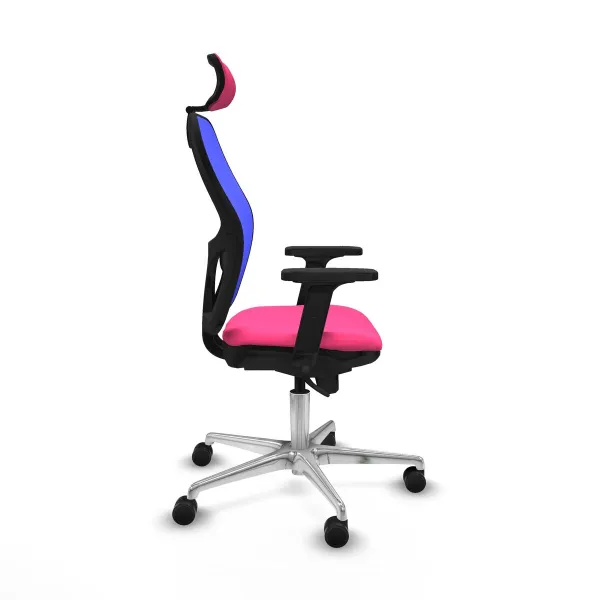 Office Chair with Headrest Jorquera Piqueras y Crespo 2D086N2 Pink