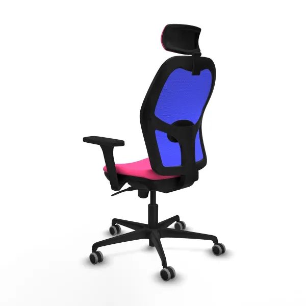 Office Chair with Headrest Jorquera Piqueras y Crespo 3D036G2 Pink