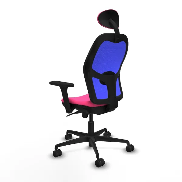 Office Chair with Headrest Jorquera Piqueras y Crespo 3D036N1 Pink