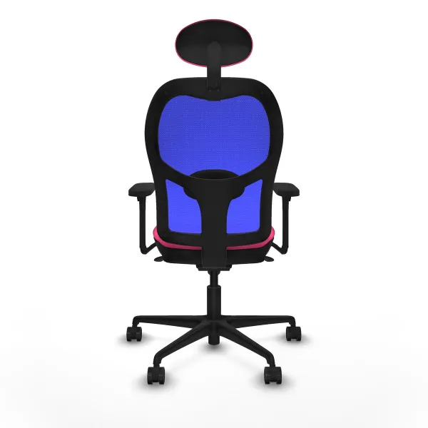Office Chair with Headrest Jorquera Piqueras y Crespo 3D036N1 Pink