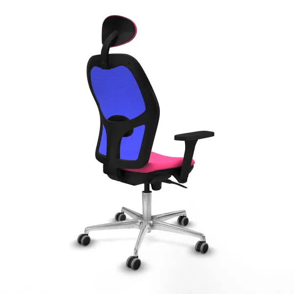 Office Chair with Headrest Jorquera Piqueras y Crespo 3D086G1 Pink