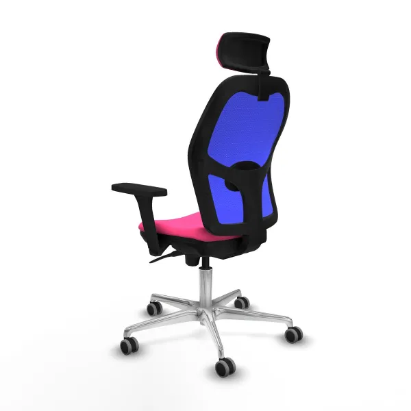Office Chair with Headrest Jorquera Piqueras y Crespo 3D086G2 Pink