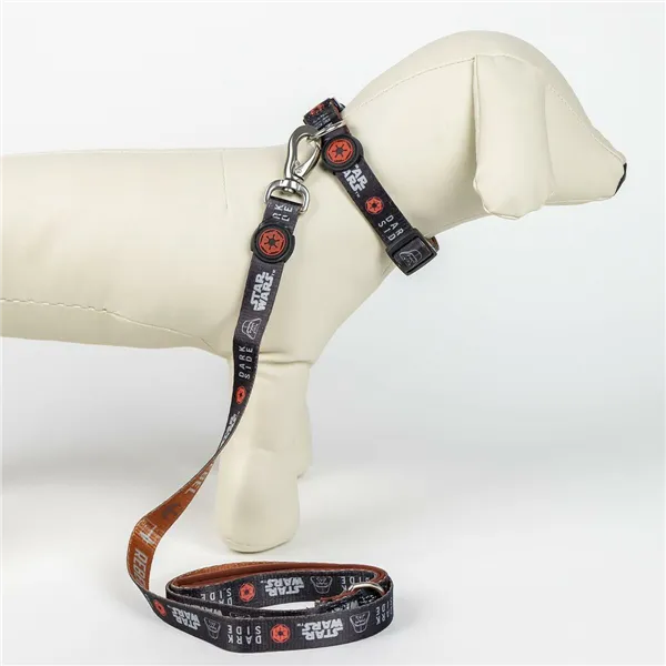 Dog Lead Star Wars Black M