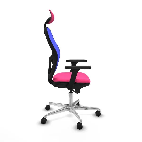 Office Chair with Headrest Jorquera Piqueras y Crespo 3D086N1 Pink