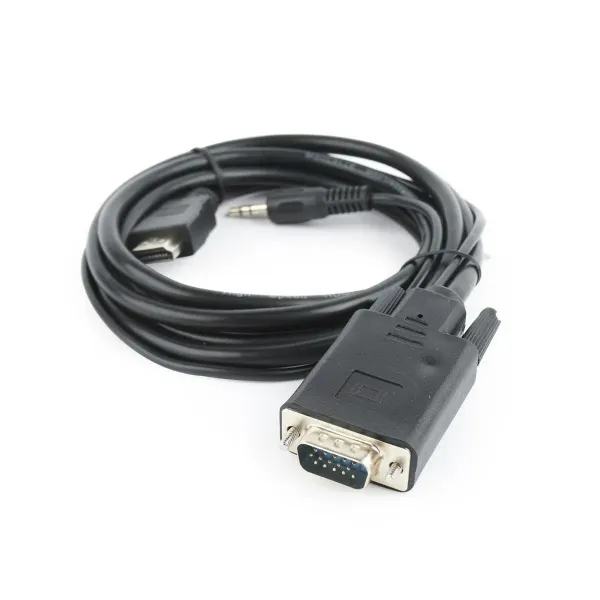 VGA to HDMI Adapter with Audio GEMBIRD A-HDMI-VGA-03-10 Black 3 m