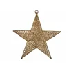 Christmas bauble Star Golden Metal 30 x 32 x 0,5 cm (24 Units)