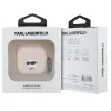 Karl Lagerfeld Silicone Choupette Head 3D - AirPods 4 Case (pink)