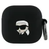 Karl Lagerfeld Silicone Karl Head 3D - AirPods 4 Case (black)