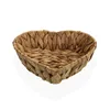 Multi-purpose basket Versa Heart Water hyacinth 23 x 6 x 23 cm